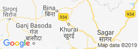 Khurai map